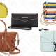 Large Dome Pouch with Studs, $58 | Moto Satchel Tote, $148 | iPhone 6/6S Charging Wristlet, $36 | Mini M.A.C. Crossbody, $88 | Hudson Moto Mini, $105